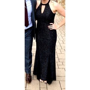 Macy’s Nightway, Black Gown, Size 4